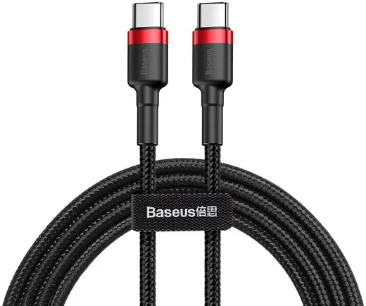 Baseus Cafule Series PD2.0 Flash Charge USB-C Kabel 2m Rood/Zwart afbeelding 1