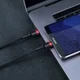 Baseus Cafule Series PD2.0 Flash Charge USB-C Kabel 2m Rood/Zwart afbeelding 2