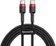 Baseus Cafule Series USB-C Kabel 1m Rood/Zwart afbeelding 1