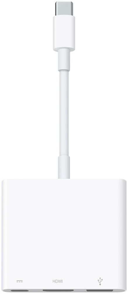 Originele Apple USB-C naar USB en Digital AV / HDMI Adapter Wit afbeelding 1