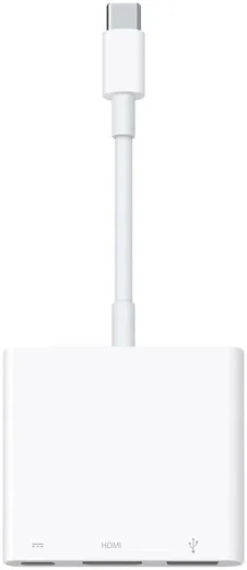 Originele Apple USB-C naar USB en Digital AV / HDMI Adapter Wit afbeelding 1