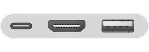 Originele Apple USB-C naar USB en Digital AV / HDMI Adapter Wit afbeelding 2