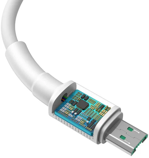 Baseus 20W Quick Charge Micro-USB Kabel 1m Wit afbeelding 2