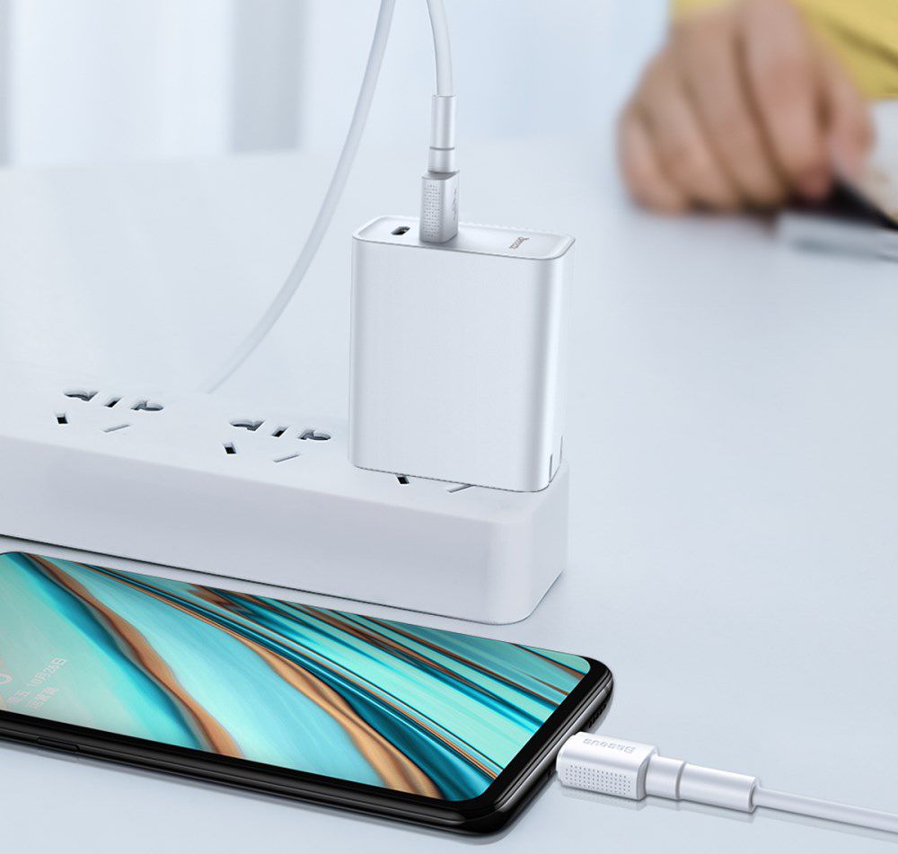 Baseus 20W Quick Charge Micro-USB Kabel 1m Wit afbeelding 9