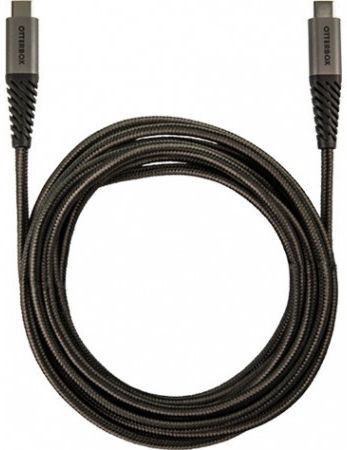 Otterbox USB-C naar USB-C 2.0 Robuuste Kabel 3M Zwart afbeelding 1