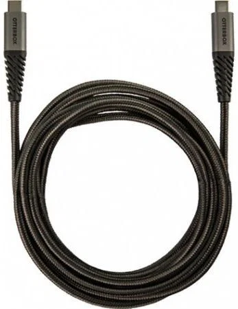 Otterbox USB-C naar USB-C 2.0 Robuuste Kabel 3M Zwart afbeelding 1