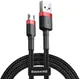 Baseus Cafule Fast Charge Micro-USB Gevlochten Kabel 1m Zwart/Rood afbeelding 1