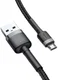 Baseus Cafule Series Micro-USB Gevlochten Kabel 2m Zwart/Grijs afbeelding 4