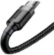Baseus Cafule Series Micro-USB Gevlochten Kabel 2m Zwart/Grijs afbeelding 5
