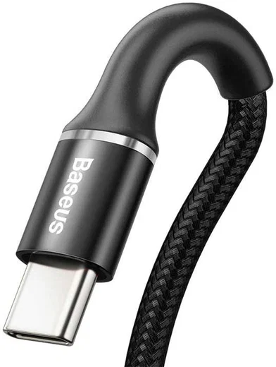 Baseus Halo Series Quick Charge Micro-USB Lichtgevende Kabel 2m Zwart afbeelding 3