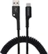 4smarts SpiralCord 2A USB-C Kabel 1 Meter Zwart afbeelding 1