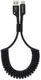 4smarts SpiralCord 2A USB-C Kabel 1 Meter Zwart afbeelding 2