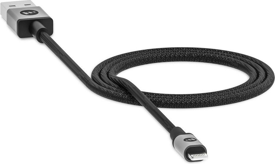 Mophie USB-A naar Lightning Kabel 1m Zwart afbeelding 2