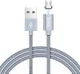 Hoco Magnetic Series Micro-USB Kabel 1m Metal Gray afbeelding 1