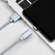 Hoco Magnetic Series Micro-USB Kabel 1m Metal Gray afbeelding 2