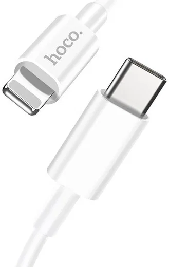 Hoco Swift Series Power Delivery USB-C naar Lightning Kabel 1m Wit afbeelding 4