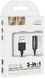 Hoco 3-in-1 USB-A naar Duo Lightning Adapter Zwart afbeelding 5