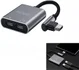 Dux Ducis Universele USB-C naar 2x USB-C Adapter 90 Graden Haaks afbeelding 1