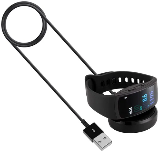 Samsung Gear Fit2 Pro Dock Oplaadkabel Zwart afbeelding 2