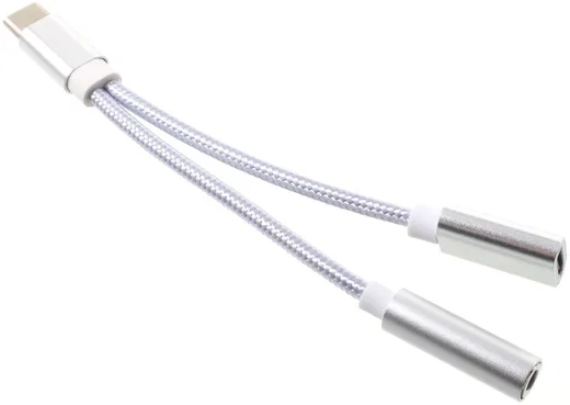 Aluminium Universele USB-C naar USB-C + Audio Jack Adapter afbeelding 2