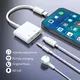 Witte Universele USB-C naar USB-C + Audio Jack Adapter 60W afbeelding 5