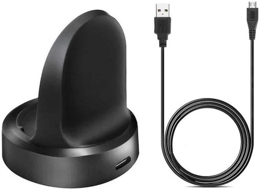 Samsung Galaxy Watch / Gear Watch Oplader Draadloos Opladen Dock Zwart afbeelding 5