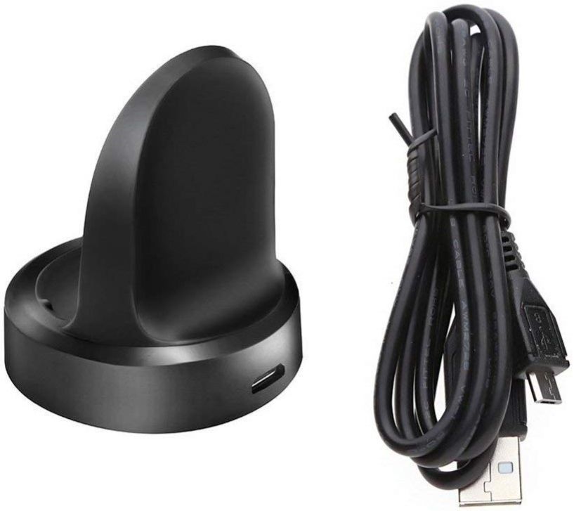 Samsung Galaxy Watch / Gear Watch Oplader Draadloos Opladen Dock Zwart afbeelding 6