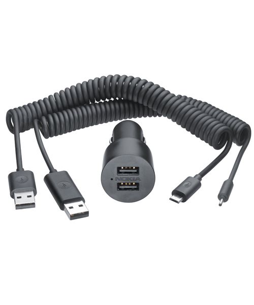 Nokia DC-20 originele autolader met Dual USB afbeelding 1