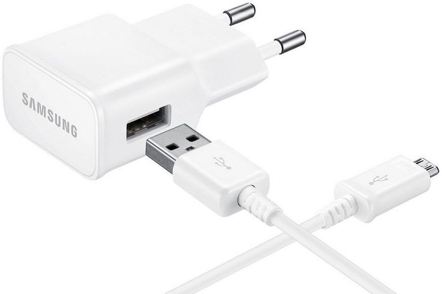 Originele Samsung Oplader 10W met Micro-USB Kabel EP-TA12EBEU Wit afbeelding 1