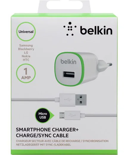 Belkin USB Thuislader met Micro-USB Kabel (1,2) 1A Wit afbeelding 5