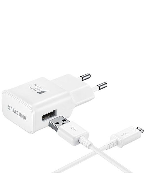 Originele Samsung 15W Travel Adapter met Micro-USB Kabel 1 Meter Wit afbeelding 1