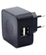 Muvit Thuislader 220V Duo USB 3.1Amp Zwart afbeelding 2