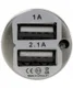 Dual USB Universele Autolader Zwart afbeelding 3