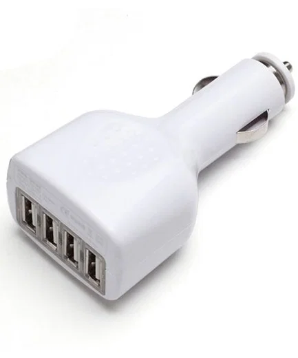 4 Poorts USB Car Charger Autolader afbeelding 1