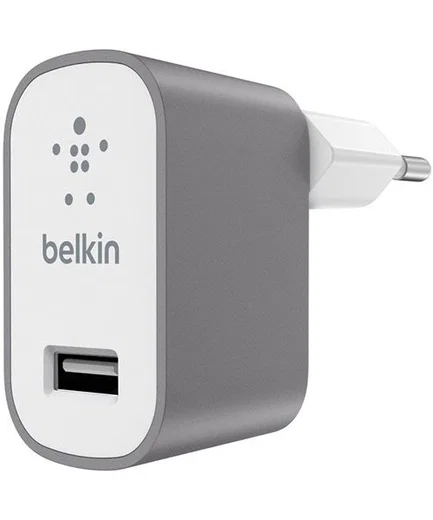 Belkin Mixit Metallic Premium Thuislader 2.4A Grijs afbeelding 1