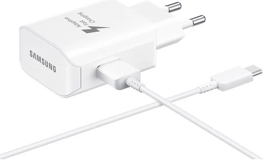 Originele Samsung Fast Charging USB-C Oplader Wit afbeelding 1