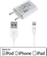 IONIKK Apple Lightning kabel (1,3M) met OTB oplader voor iPhone afbeelding 1