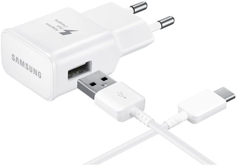Originele Samsung 15W Travel Adapter met USB-C Kabel 1 Meter 2A Wit afbeelding 1