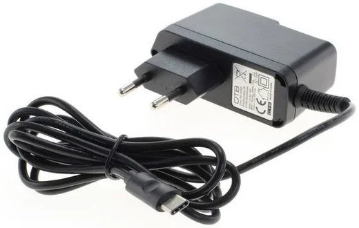 Universele OTB Telefoon / Smartphone USB-C Oplader 2A Zwart afbeelding 1