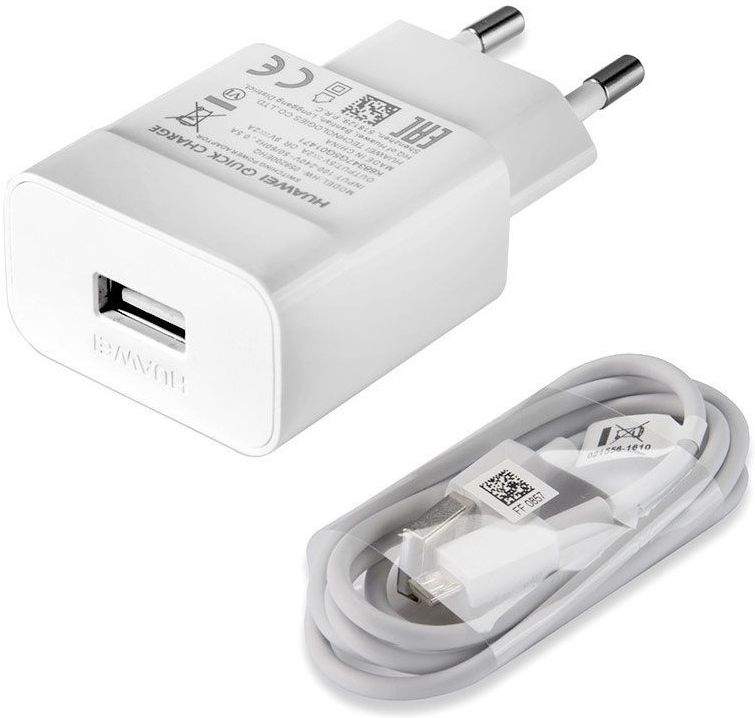 Originele Huawei AP32 Quick Charger Micro USB Oplader (1M) Wit afbeelding 1