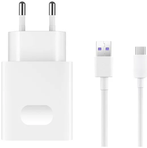 Originele Huawei AP81 Super Charge USB-C Oplader 1M Wit afbeelding 2