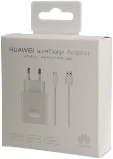 Originele Huawei AP81 Super Charge USB-C Oplader 1M Wit afbeelding 6