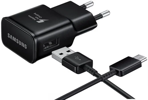 Originele Samsung 15W Travel Adapter met USB-C Kabel 1 Meter 2A Zwart afbeelding 1