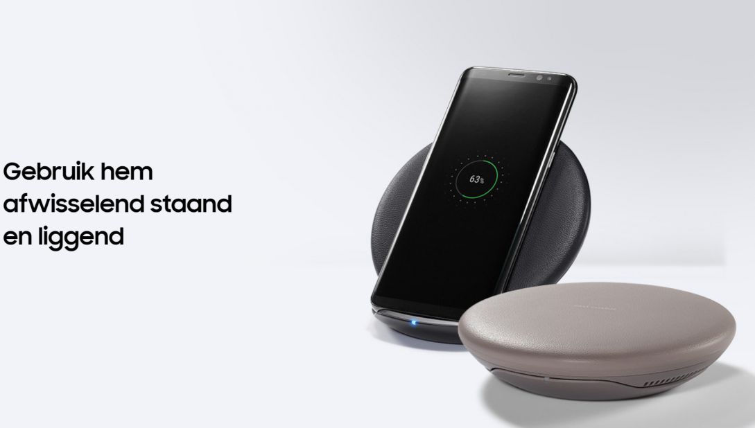 Originele Samsung Wireless Charging Stand/Pad Draadloze Oplader Zwart afbeelding 6