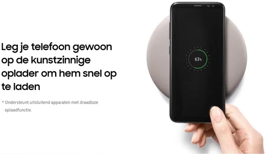 Originele Samsung Wireless Charging Stand/Pad Draadloze Oplader Zwart afbeelding 4