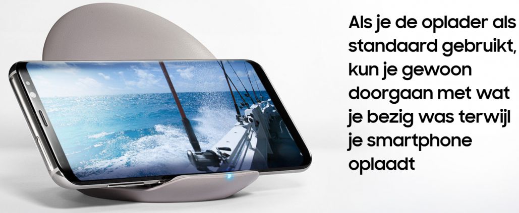 Originele Samsung Wireless Charging Stand/Pad Draadloze Oplader Zwart afbeelding 5