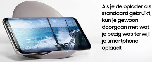 Originele Samsung Wireless Charging Stand/Pad Draadloze Oplader Zwart afbeelding 5