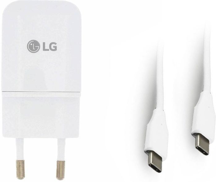 Originele LG Oplader met USB-C Kabel (0,9M) Wit afbeelding 4