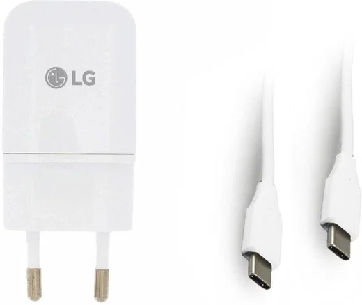 Originele LG Oplader met USB-C Kabel (0,9M) Wit afbeelding 4