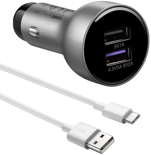 Huawei AP38 Super Charge Autolader met USB-C Kabel (1M) afbeelding 1